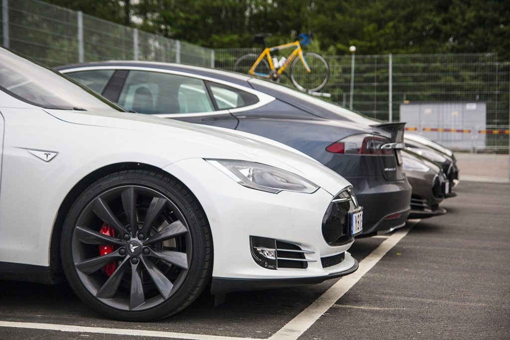 Tesla Model S P90D 2015 v Göteborgu, foto: Tomáš Jirka