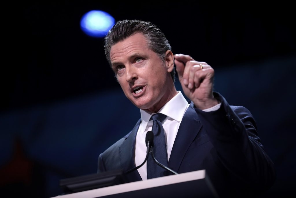 Kalifornský guvernér Gavin Newsom