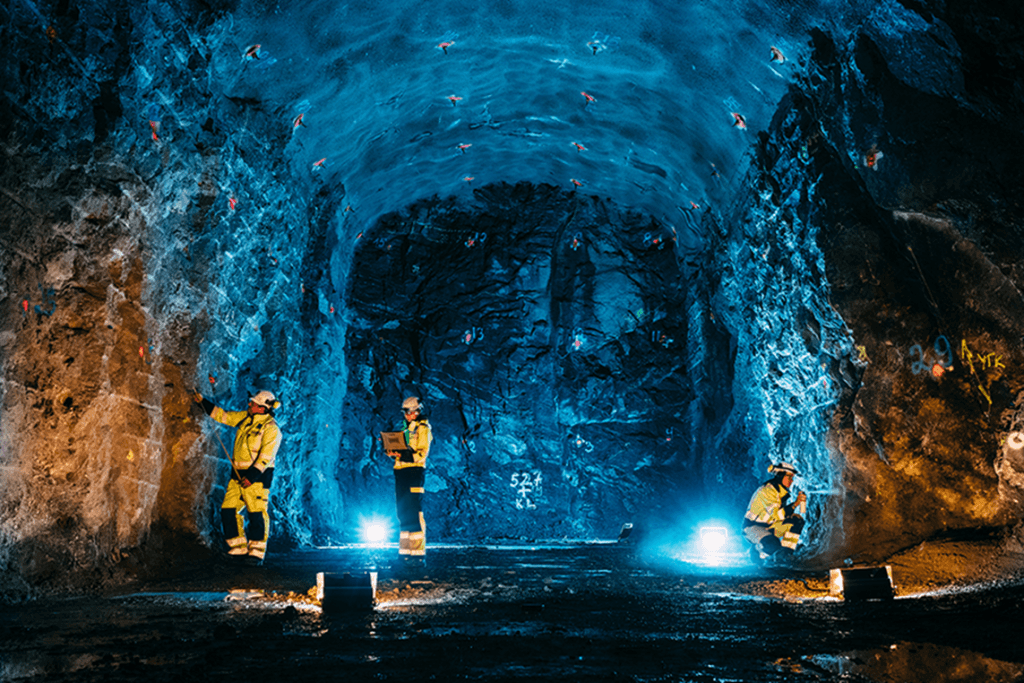 Budování geologického konečného úložiště Onkalo ve Finsku (zdroj Posiva).