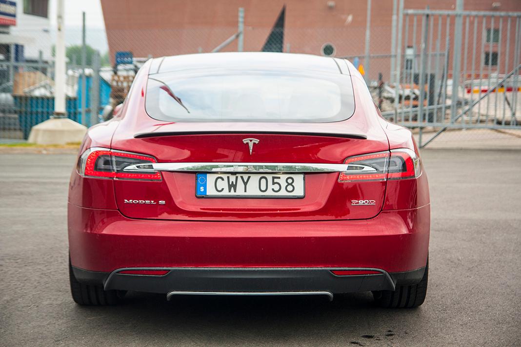 Tesla Model S P90D 2015 v Göteborgu, foto: Tomáš Jirka